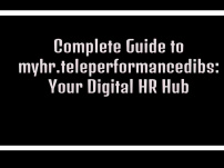 A Complete Guide to myhr.teleperformancedibs: Your Digital HR Hub