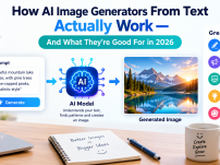How AI Image Generators From Text Actually Work — And What They’re Good For in 2026