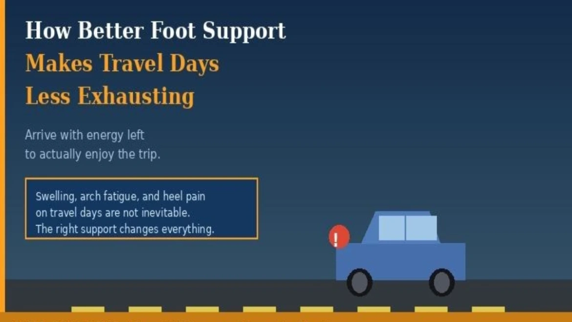 How Better Foot Support Makes Travel Days Less Exhausting