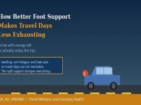 How Better Foot Support Makes Travel Days Less Exhausting